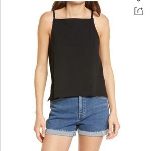 Madewell Apron tank top black size L